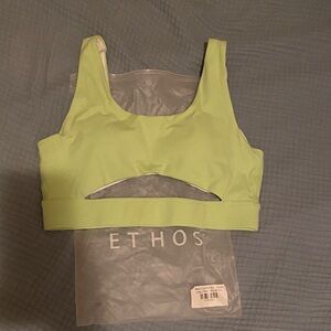 Ethos Lime Green Sports Bra
